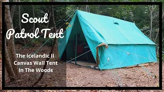 Scout Canvas Patrol Tent - Blacks Of Greenock Icelandic II - Canvas Wall Tent in the Woods