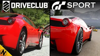 Driveclub vs GTSport | Direct Comparison