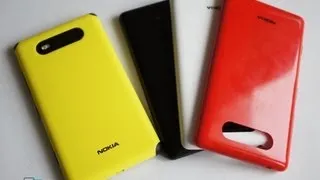 Обзор Nokia Lumia 820 (review): сменные крышки, зарядка, наушники