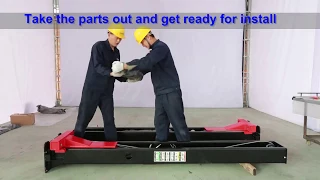 How to install two post car lift