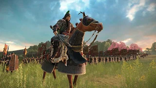 Guan Yu vs Xihou Dun cinematic ( duel on horseback) - Three Kingdoms TW