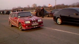 Драг рейсинг. ZP402 гонки на 402 метра в Запорожье "Ваз 2109 vs SKODA Octavia".