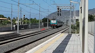 Trenitalia train from Messina to Palermo in Campofelice, Sicily