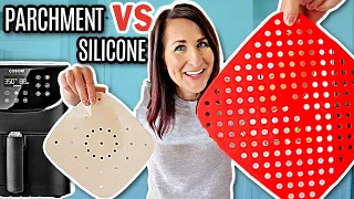AIR FRYER Silicone Liner vs Air Fryer Parchment Paper - Which is Better in the Air Fryer?