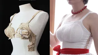 Sewing the world's OLDEST BRA!