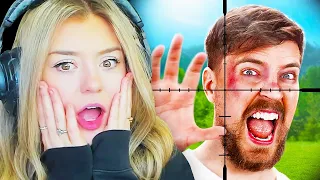 BrookeAB Reacts to Mr Beast "I Paid A Real Assassin To Try To Kill Me"