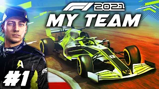 F1 2021 MY TEAM CAREER Part 1: New Journey Begins in F1 for my 'Create A Team' Career Mode!