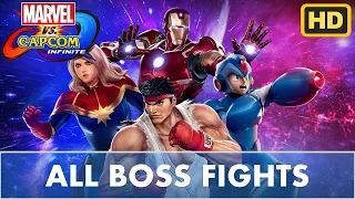 Marvel vs. Capcom: Infinite: All Boss Fights (60fps)