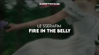 [PT/BR] Le Sserafim- Fire in the belly (legendado/tradução)