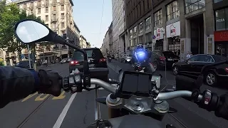 Carabinieri in azione! Con loro a sirene spiegate per le vie di Milano