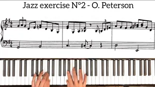 Jazz Exercise N°2 - Oscar Peterson ABRSM grade 6 piano exam pieces 2023-2024 #jazz  #abrsm