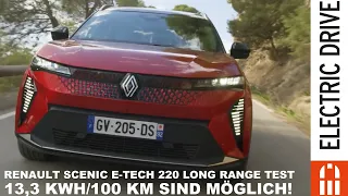 Renault Scenic E-Tech 220 Long Range Test Review Verbrauch Probefahrt | Electric Drive Check