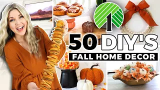 50 Fall Dollar Tree DIY's...Beginner Friendly!