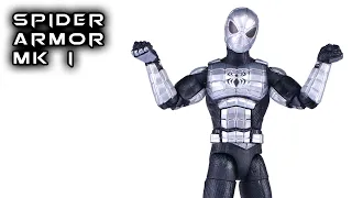 Marvel Legends SPIDER-ARMOR MK I Retro Spider-Man Action Figure Review