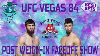 UFC Vegas 84: Post Weigh-In Faceoff Show | Ankalaev vs Walker 2