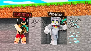 MINECRAFT: ACENIX vs 1 ASESINO 😱🔪 MINECRAFT SPEEDRUN con INVICTOR