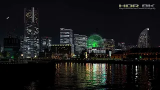 Tokyo and Yokohama nightscape | 8K HDR