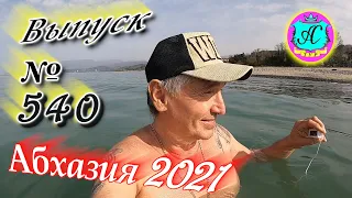 🌴Абхазия 2021❗8 апреля❗Выпуск №540💯Погода и новости от Водяного 🌡ночью +12°🌡днем +22°🐬море +13°🌴