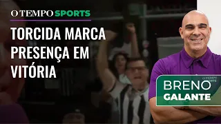 Torcedores do Galo aguardam delegação em Vitória