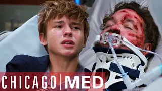 Father & Son involved in traumatic accident | Chicago Med