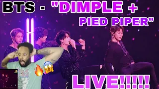 REACTION TO OMG!! BTS (방탄 소년단)- "DIMPLE + PIED PIPER" LIVE PERFORMANCE REACTION!!