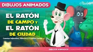 El Ratón de Campo y el Ratón de Ciudad fábula | Cuentos infantiles para dormir & animados