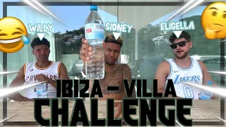 IBIZA VILLA CHALLENGES VS ELI & WILLY🔥 SCHÄTZFRAGEN + WETT-TRINKEN😂 | SIDNEYEWEKA