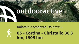 Wanderung in Dolomiti d'Ampezzo, Dolomiti Bellunesi: 05 - Cortina - Christallo 36,3 km, 1905 hm