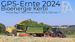 GPS-Häckseln|Krone Big X 1180|Fendt Vario 720, 724 & 728|Kerbl Bioenergie
