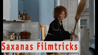 Einer der Filmtricks aus dem Fantasyfilm "Saxana - Das Mädchen auf dem Besenstiel" (1971)