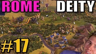 Civilization 6: Rome [Deity TSL Earth Map w/16 civs] Part 17 - Civ 6 Gameplay / Let's Play