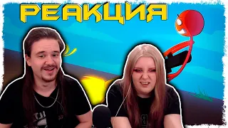 АХАХА!!! УЛЕТЕЛ КАК НЕУДАЧНИК!!! STICK FIGHT THE GAME!!! | РЕАКЦИЯ НА @QuantumGames |