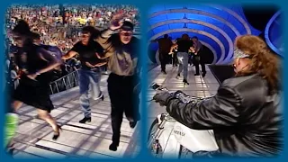 The Undertaker chases the McMahon Regime off with his motorcycle: SmackDown!, May 25, 2000