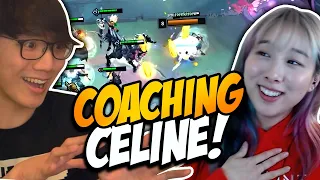 BoxBox coaches Celine in TFT (Beginner Friendly TFT Guide)