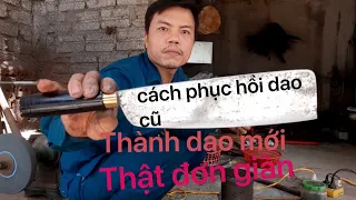 cách vệ sinh dao cũ thành dao mới thật đơn giản( zalo 0379929553)