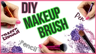 DIY Makeup Brush Hacks YOU have NEVER seen before! Weird School Supplies - DIY Crafts!