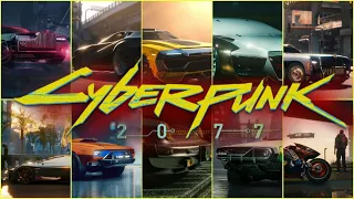 АВТОМОБИЛИ В CYBERPUNK 2077. На чём будем ездить в Киберпанке?