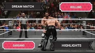WWE 2K19 SETH ROLLINS VS JOHNNY GARGANO {DREAM MATCH} HIGHLIGHTS