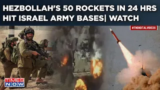 Hezbollah's 50 Rockets In 24 Hrs Hit Israel Army Bases| IDF's Heavy Price For Iran Embassy Attack?