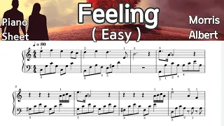 Feeling / Easy Piano Sheet Music / Morris Albert /by SangHeart Play