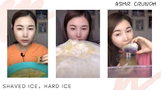 [ASMR] Shaved Ice, Hard Ice Eating Sounds |Satisfying Video|#518 氷を食べる/ICEEATING