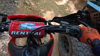 May Uwharrie Trip on Dirt Bikes, YZ250X and Honda 250RX