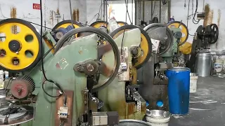 Brass button production line