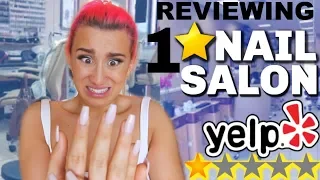 Going To The WORST Reviewed NAIL SALON In My City! *1 STAR*