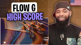 AMERICAN RAPPER REACTS TO-FLOW G- HIGH SCORE (Official Music Video)