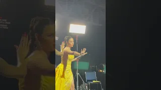 Catriona Gray on backstage Miss Universe 2022