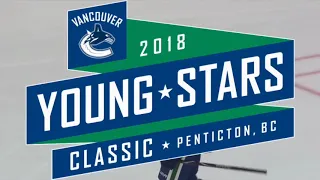 Elias Pettersson Rebound Goal vs Jets Sep  7, 2018 CanucksTV Young Stars 1080p 30fps H264 128kbit AA