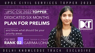 Rank 2 CSE 2022 | Garima Lohia's Prelims Strategy | UPSC Topper रैंक 2 गरिमा की प्रीलिम्स स्ट्रेटेजी