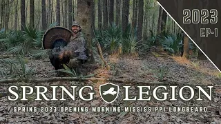 2023 MISSISSIPPI Opener | PERSISTENCE PAYS OFF on Public Land Gobbler - UNCUT WHOLE HUNT | Self Film