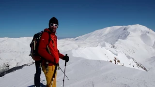 BOUIBLANE - Ski rando au Maroc - le moyen Atlas gavé neige !!